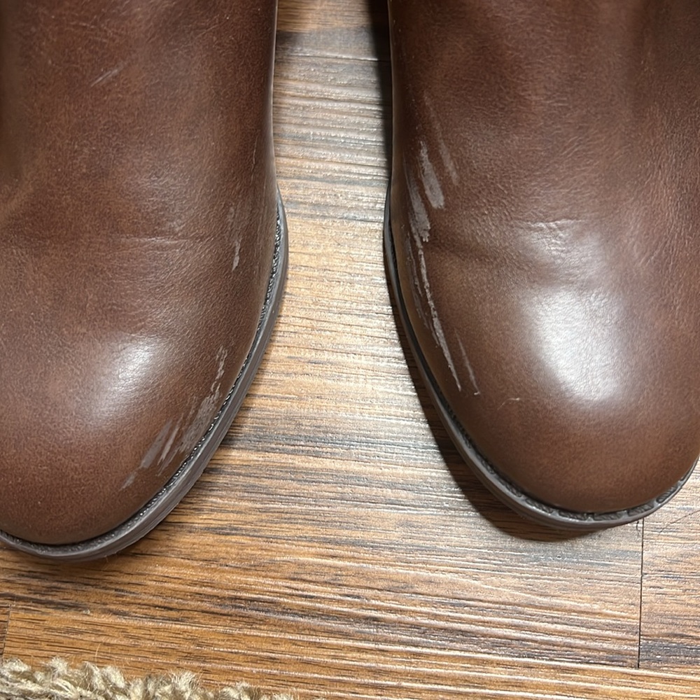 Brown Riding Boots Size 7.5 - Picture 3 of 4